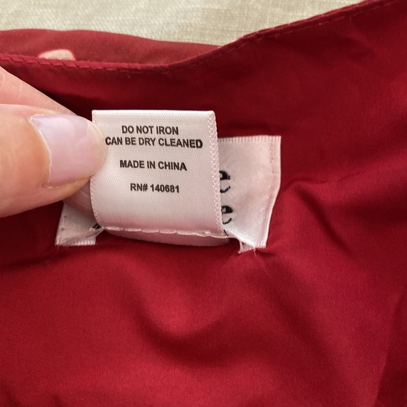 Unique Vintage Red and Cream Polkadot Ruffled Wrap Dress - Picture 7 of 7